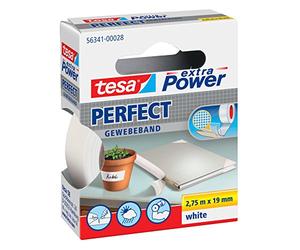 Tesa-Set di 10nastri telata Adesivo Extra Power 19mm x 2,75m bianco