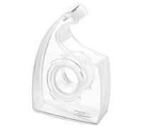 tesa Srotolatore Easy Cut per Rotoli fino a 33 m x 19 mm, Trasparente | Srotolatore Ergonomico per Nastro Adesivo - Distributore con Lama Ondulata Affilata - A Casa, a Scuola e in Ufficio