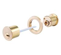 TESA T6TSRFLC Cilindro europeo T60, finitura ottone, camma lunga, per serrature a profilo europeo