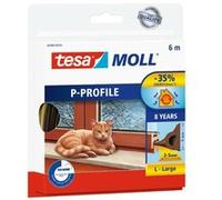 Tesa tesamoll 6 m Finestra P-Profile 6 m x 9mm x 5mm Brown 05390-00101-02