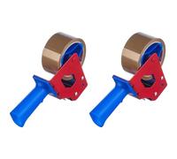 Tesa tesapack standard 1 x 50m:48mm + dispenser (Confezione da 2)