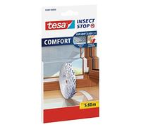 tesa UK Tesa Insect Stop Comfort - Zanzariera con di ricambio, 5,6 m, 11,2 m, colore: rosa/menta