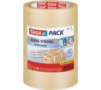 TESA 51124-07 - Tesapack® Ultra Strong, 66 m x 50 mm, trasparente, 3 rotoli