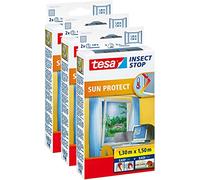 Tesa Zanzariera per finestra con protezione solare, ottima qualità, 1,3 m x 1,5 m