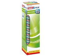 TESA 57070 - Tesafilm® Eco & Clear, 10 m x 15 mm, 10 rotoli