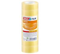Tesafilm Standard - Nastro Adesivo Trasparente Multiuso per la Casa, L'Ufficio e la Scuola, 33 m x 19 mm - Confezione da 8 Rotoli