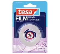 tesafilm® Strappabile con le Mani, 25m x 19mm | Pellicola Adesiva Strappabile a Mano, Utilizzabile senza Dispenser - per Applicazioni Rapide - Adesione Forte e Duratura