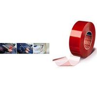 Tesafix nastro adesivo a doppia faccia 4965, nastro adesivo in poliestere 15 mm x 50 m con massa adesiva acrilica, buona potenz NEW