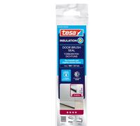tesamoll Standard Paraspifferi a Spazzola - Guarnizione adesiva per porte - Adatta per isolare stanze con pavimenti lisci - Colore: Transparente - 100 cm x 3,7 cm