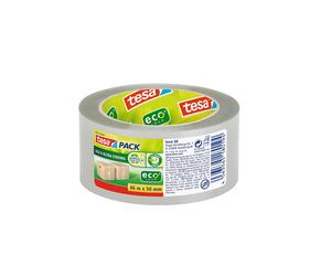 tesapack ECO & Ultra Strong ecoLogo - Transparent Plastic Packing Tape with Extr
