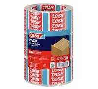 TESA 57831 - Nastro per pacchi tesapack®, trasparente, 66 m x 50 mm, 3 rotoli