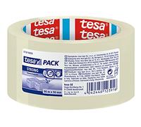 tesapack® Strong Nastro da Imballaggio Forte, 66m x 50mm, Trasparente