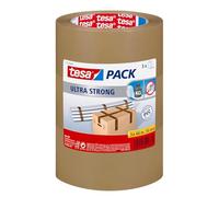 TESA 51124-08 - Tesapack® Ultra Strong, 66 m x 50 mm, marrone, 3 rotoli