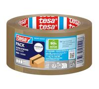 tesapack nastro adesivo per pacchi eco & ultra strong - Nastro adesivo marrone in materiale riprocessato - Nastro extra forte per pacchi pesanti fino a 30 kg - 1 rotolo da 50 m x 50 mm