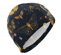 Teschi Antica Luna Nera nuotare uomini per gli uomini Capelli Corti cuffie da nuoto impermeabili per le donne Protezione dei capelli e riduzione della resistenza gorra para nadar de mujer