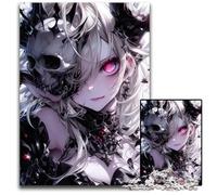 Teschi della Signora della Morte 14 Puzzle per Adulti 1000 Puzzle in Legno per Decorazioni per la Casa Allenamento del Cervello Regali per le Feste 1000 PZ (38x26cm)