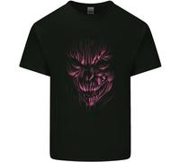 Teschi E Demoni Diavolo Satana Orrendo Mietitore Gothic Uomo Cotone