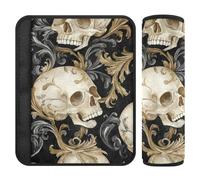 Teschi Golden Branches 2 pz seggiolino auto Strap Covers Protegge il collo e le spalle per zaino forro para cinturon de seguridad