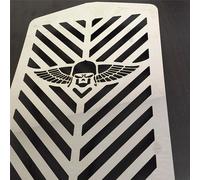 Teschio Ali Radiatore Griglia Protezione Cover Per Yamaha XVZ13 Reale Stella A