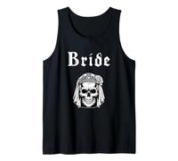 Teschio Alternativo alla Stregoneria di Nozze Goth Bride To Be Canotta