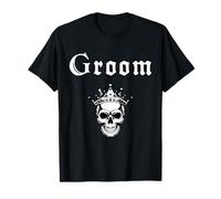 Teschio Alternativo di Wedding Wedding Witchcraft Emo Maglietta