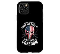 Teschio Bandiera Americana - Vieni e Prendilo, Orgoglioso 2A Patriot USA Custodia per iPhone 11 Pro