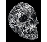 Teschio - Baphomets Worship- Gotico Statua Decorativa Teschio 14cm