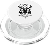 Teschio Cervo Occulto Sole Nero Lupo PopSockets PopGrip per MagSafe