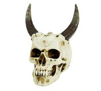 Teschio del diavolo con corna