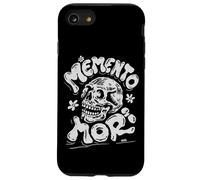 Teschio della filosofia stoica Memento Mori Retro Groovy Art Custodia per iPhone SE (2020) / 7/8