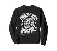 Teschio della filosofia stoica Memento Mori Retro Groovy Art Felpa