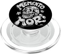 Teschio della filosofia stoica Memento Mori Retro Groovy Art PopSockets PopGrip per MagSafe