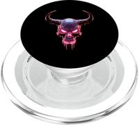 Teschio Demone Cornuto PopSockets PopGrip per MagSafe
