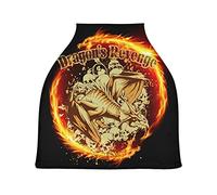 Teschio Di Drago Vendetta Passeggino Tettoia Copri Seggiolino Copertura Infermieristica Auto per Bambini per L'Allattamento Al Seno Morbido Traspirante Elastica Tettuccio