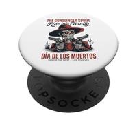 Teschio di Gunslinger occidentale Ride into Eternity PopSockets PopGrip Adesivo