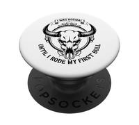 Teschio di toro - Il primo rodeo cambia tutto PopSockets PopGrip Adesivo