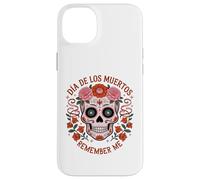 TESCHIO DI ZUCCHERO CON FIORI LOS MUERTOS REMEMBER ME MEXICO DAY Custodia per iPhone 14 Plus