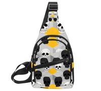 Teschio e ossa (2) borsa a tracolla per donna uomo borsa a tracolla tote blet borse zaino marsupio borsa da viaggio, Multicolore 08, 11.8x7x1.5in/30x18x4cm