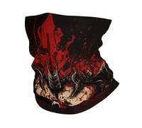 Teschio Evil Dead Satanico Rosso Scuro Donna Uomo Sciarpa al Collo Traspirante Scaldacollo Antivento Ghetta da Collo per Ciclismo Escursionismo Sports