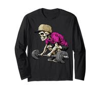 Teschio Fitness Maglia a Manica