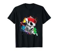 Teschio Graffiti Maschera Gas Spray Bomboletta Spray Regalo Maglietta