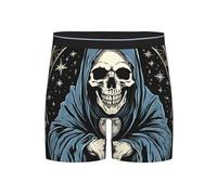 Teschio Magia Streghe Astrologia Tarocchi Vintage Uomo Mutande Underwear Boxer Slip Classico Boxer Shorts Aderenti Slip Mutande M