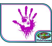 Teschio Mano Morte A Adesivo Vinile Auto Van Camion Moto Muro Arte Poster Window