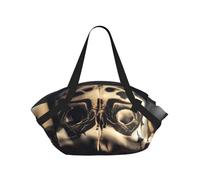 Teschio Rock Roll Scheletro Bone Stampa Pieghevole Camping Bag Duffle Bag Borsa da Viaggio Impermeabile Materasso Campeggio Per Parco Esterno Spiaggia