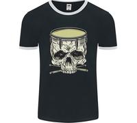 Teschio Snare Drum Batterista Drumming Uomo Ringer Fotl