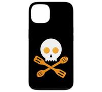 Teschio Spatola Uova Cucinare Chef Foodie Baker Halloween Custodia per iPhone 13