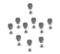 Teschio Spike Borchie con Perni 10/50/100pcs Metallo Rivetti per Pelle Fai