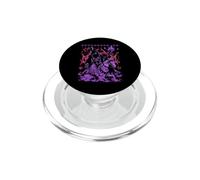 Teschio stregone scuro a cavallo gotico in metallo PopSockets PopGrip per MagSafe