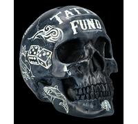 Teschio - Tatuaggio Salvadanaio - Nero - Nemesis Now Teschio Salvadanaio