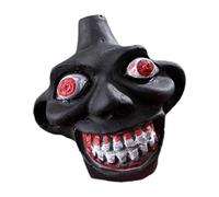 Teschio Teschio - design a pipa forte demone - con suono unico - fischietto di morte , più forte per il valore della collezione, riflette l'antica maestria artigianale, regalo favorevole